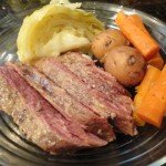 Corned Beef with Cabbage, Carrots and Potatoes