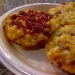Breakfast Bagel Toppers with Picant Sauce