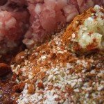 Seasoning and Spices with Ground Pork to Make Sausage