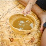 Millet Beer in a Calabash Bowl