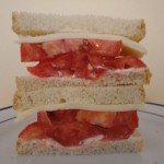 Garden Tomato, Mayonnaise, White American Cheese and White Bread