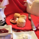 Afternoon tea with scones