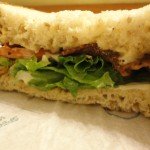Cross Section of an Arby's BLT Sandwich