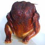 Beer Can Chicken posing for the camera