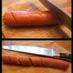 How to make spiral cut hot dogs