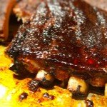 Low and slow barbeque pork ribs