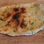 Garlic and coriander naan bread