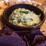 Roquamole guacamole with home made tortilla chips