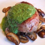Filet Mignon with Fresh Herb Sauce