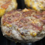 Grilled Turkey Burgers with Cheddar Cheese