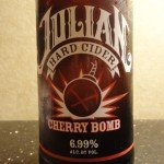 Julian Cherry Bomb Hard Cider Bottle