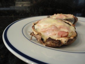 Broiled Portabella, Swiss Cheese & Ham #1
