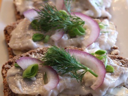 Creamed Herring Smorrebrod