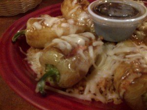 White Chilis Stuffed with Shrimp and Cheese