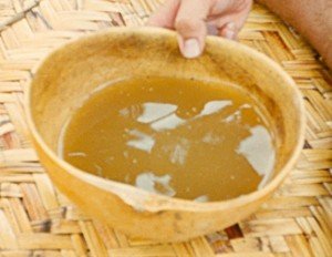 Dogonne Style Millet Beer in a Calabash