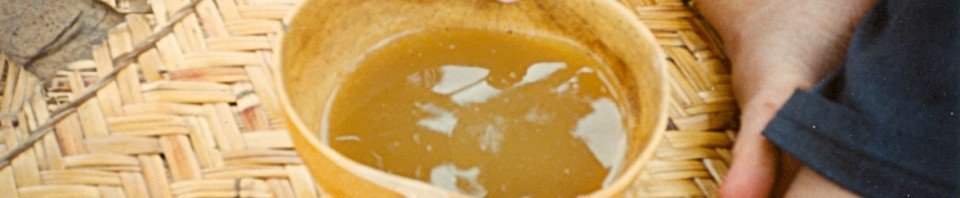 Millet Beer in a Calabash Bowl