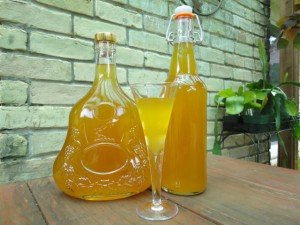 Homemade Dried Apricot Liqueur