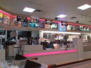 Fast Food and Ice Cream Order Counter at Braum's
