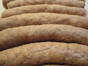 Homemade Hot Dogs with the Collagen Casing Removed