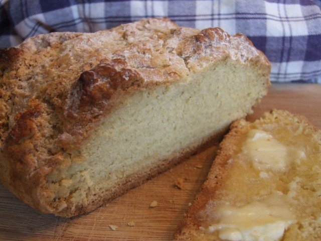 Soda bread and home-made butter