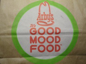 Arby's Good Mood Food Take Out Bag