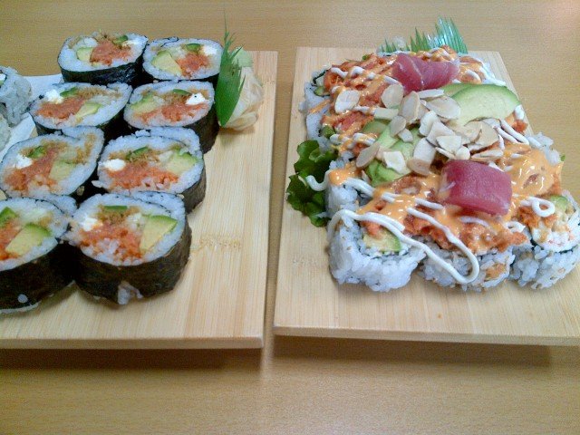 Selection of Sushi Rolls from Big Bites Burger & Sushi