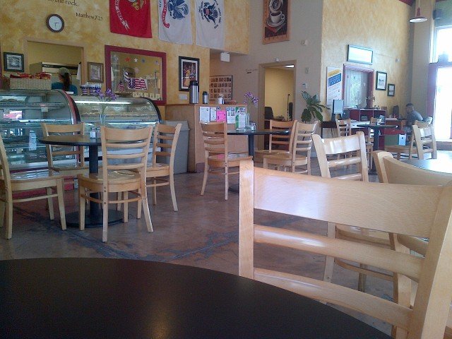 Inside The Rock Coffee Shop & Cafe in Brawley, CA