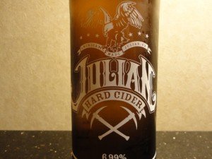 Bottle of Julian Hard Apple Cider
