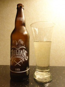 Bottle of Julian Hard Cider with a Glass