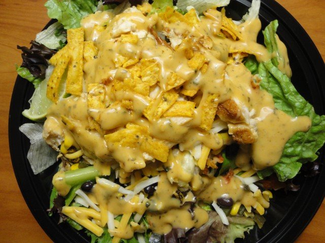 McD's Southwest Salad with Dressing