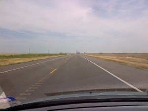 View of the Road Towards Liberal, KS