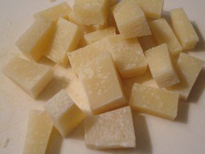 Small Chunks of Romano Cheese