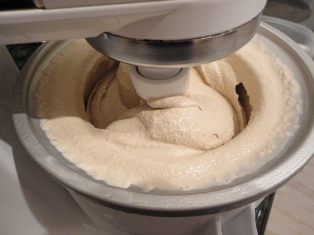 Coffee Ice Cream Ready to be Packed