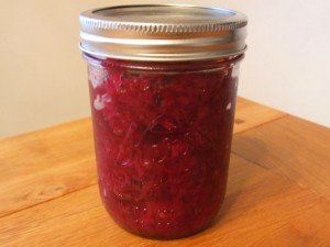 Spicy Red Cabbage and Apple Relish