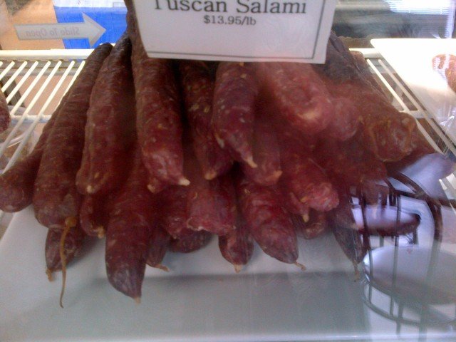 Air Dried Tuscan Salami at Maiale
