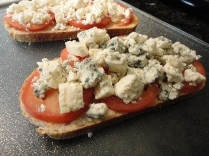 Preparing an Open Face Sandwich
