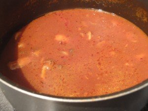 Marinara Sauce with Fresh Mushrooms