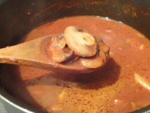 Italian Red Sauce with Mushrooms
