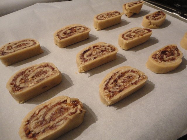 Pinwheel Cookies Ready to be Baked